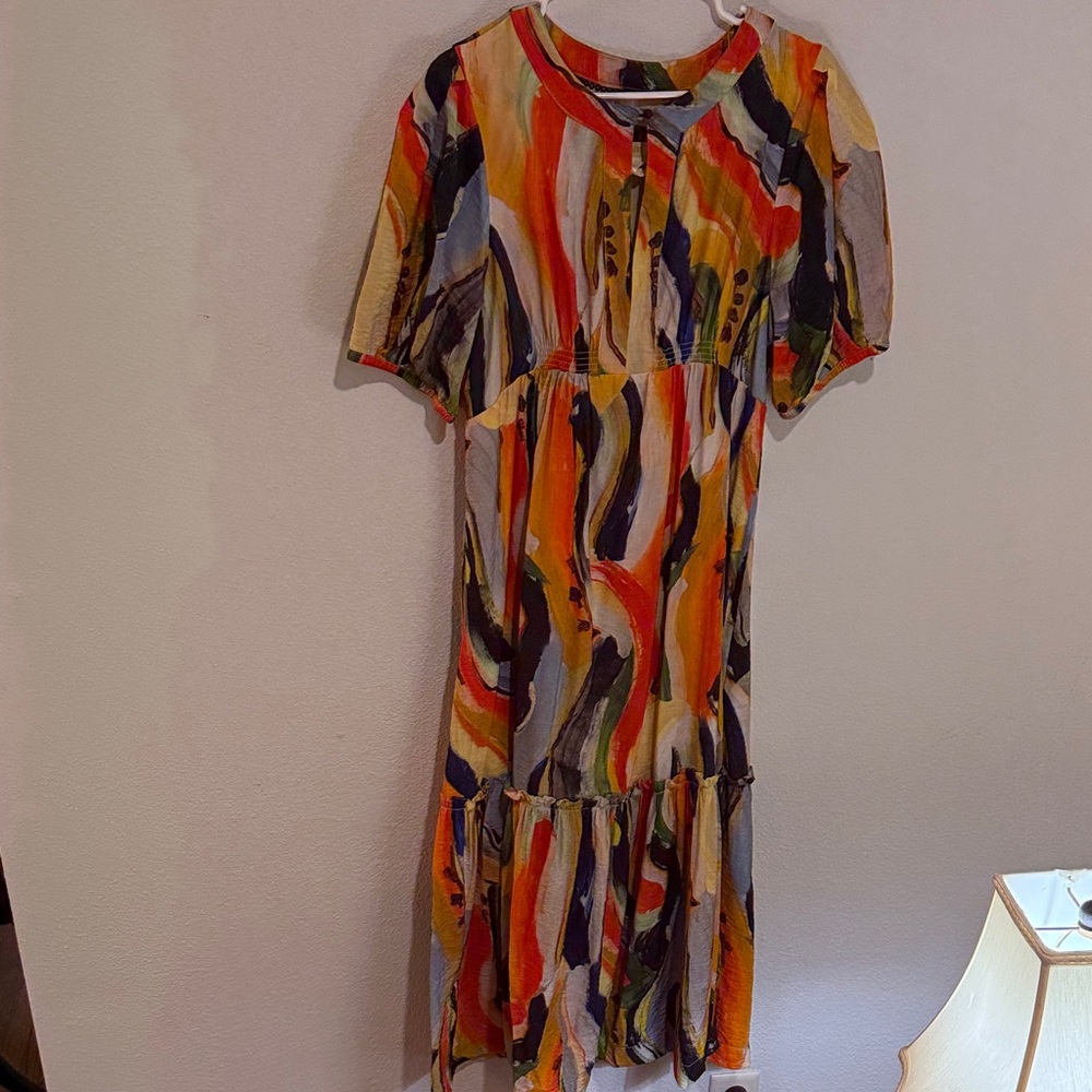 Anthropologie Maeve Multicolor Maxi Dress- excellent condition